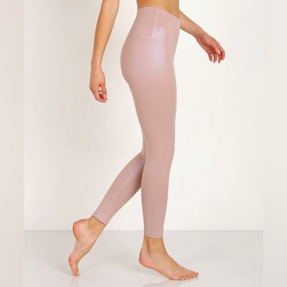 Beyond Yoga Metallic Blush High-Waist Leggings - Picture 3 of 8